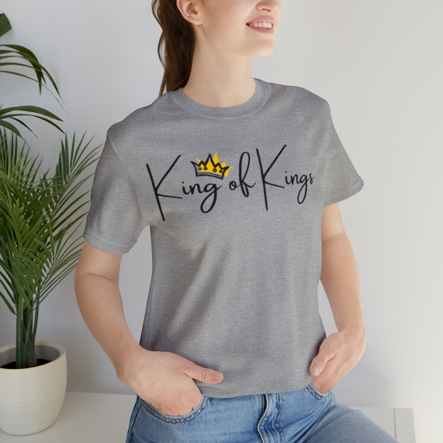 KING OF KINGS Unisex Jersey Short Sleeve Tee