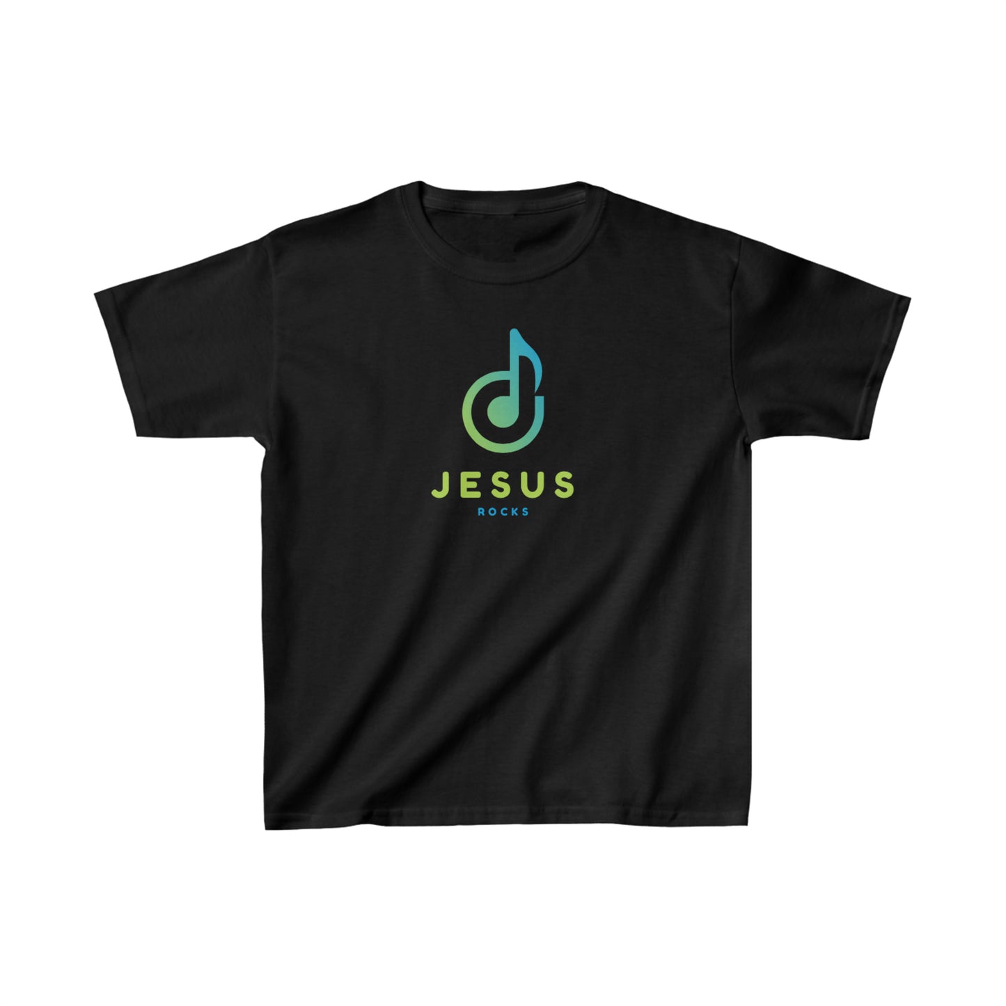 KIDS NOTE JESUS ROCKS Kids Heavy Cotton™ Tee