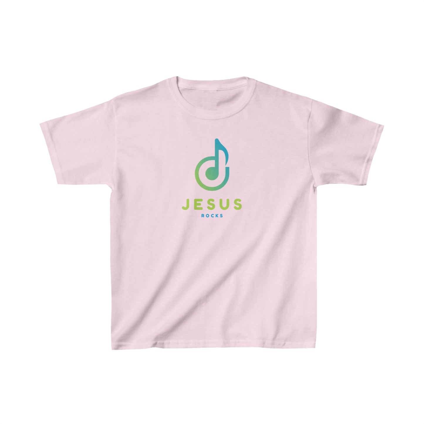 KIDS NOTE JESUS ROCKS Kids Heavy Cotton™ Tee