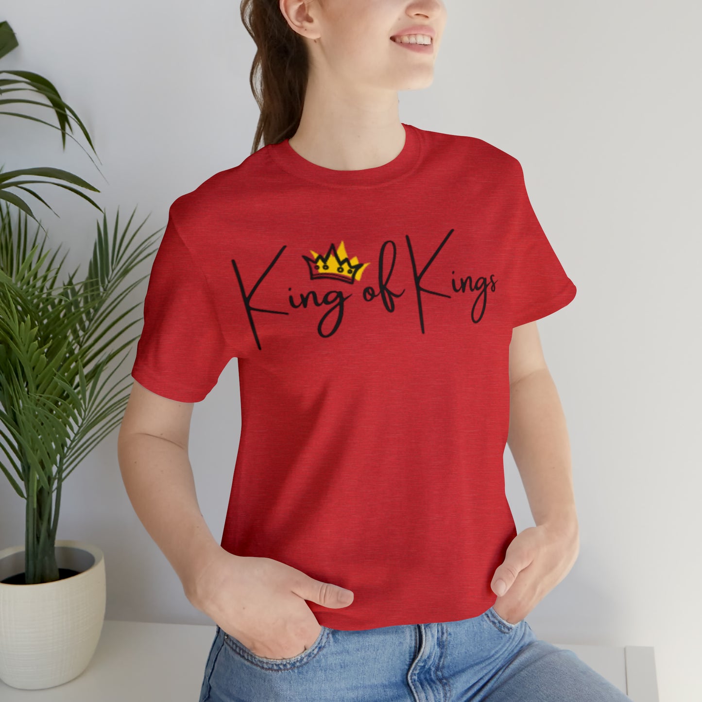 KING OF KINGS Unisex Jersey Short Sleeve Tee