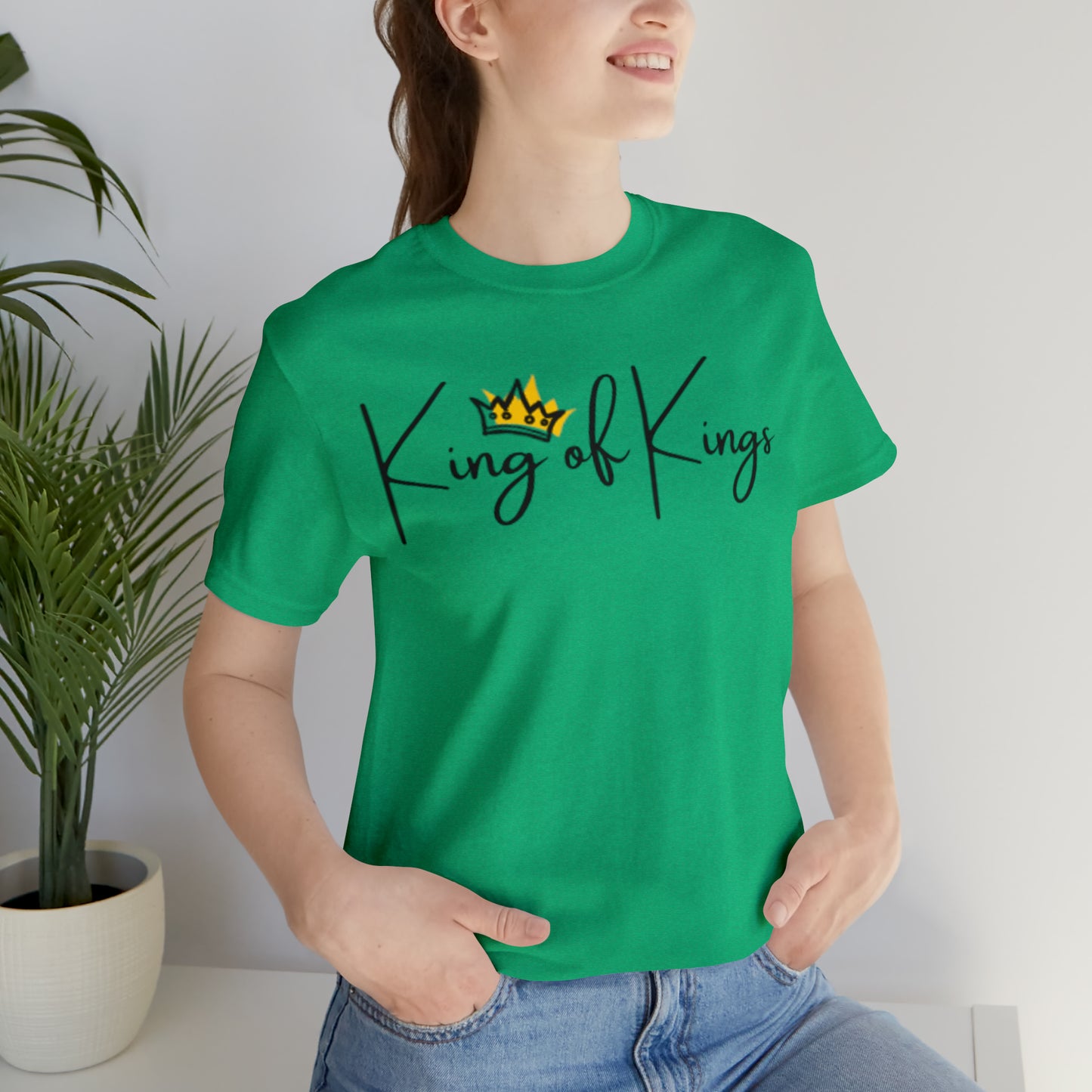 KING OF KINGS Unisex Jersey Short Sleeve Tee