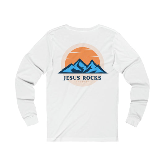 JESUS ROCKS MOUNTAIN PEAK Long Sleeve Tee