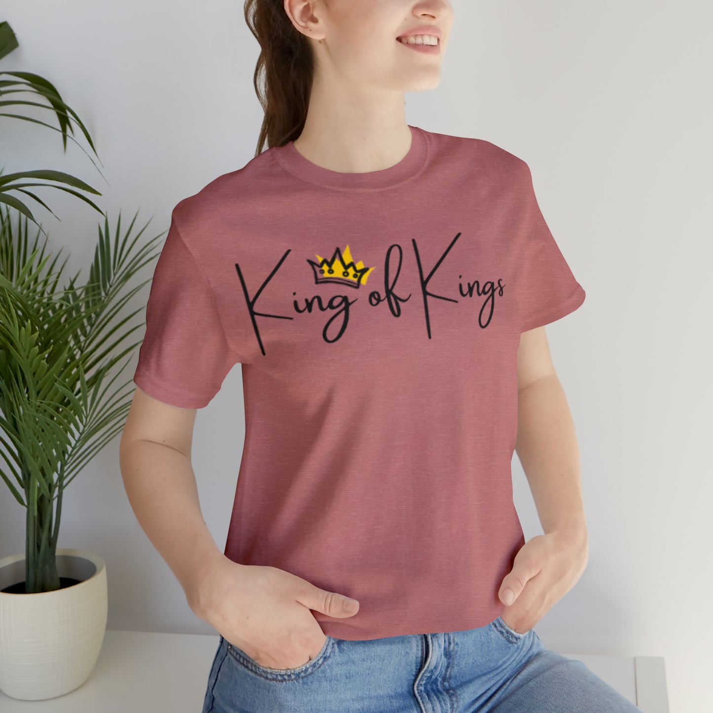 KING OF KINGS Unisex Jersey Short Sleeve Tee