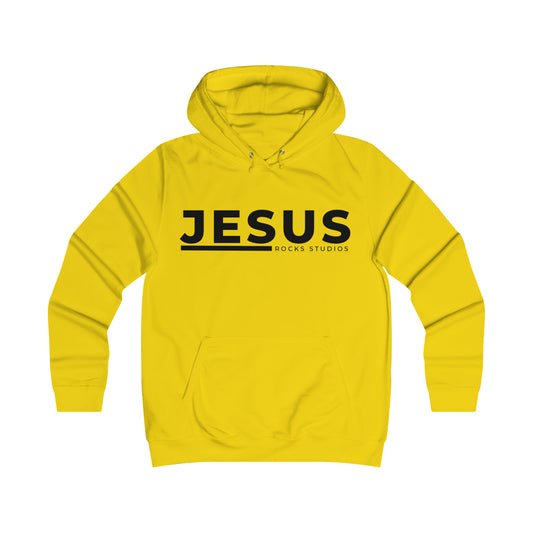 COLOR WAY  JESUS ROCKS Girlie College Hoodie