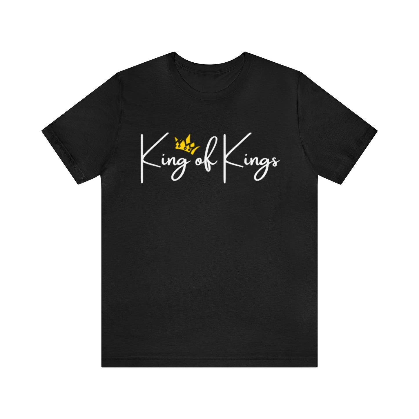 KING OF KINGS BLACK Unisex Jersey Short Sleeve Tee