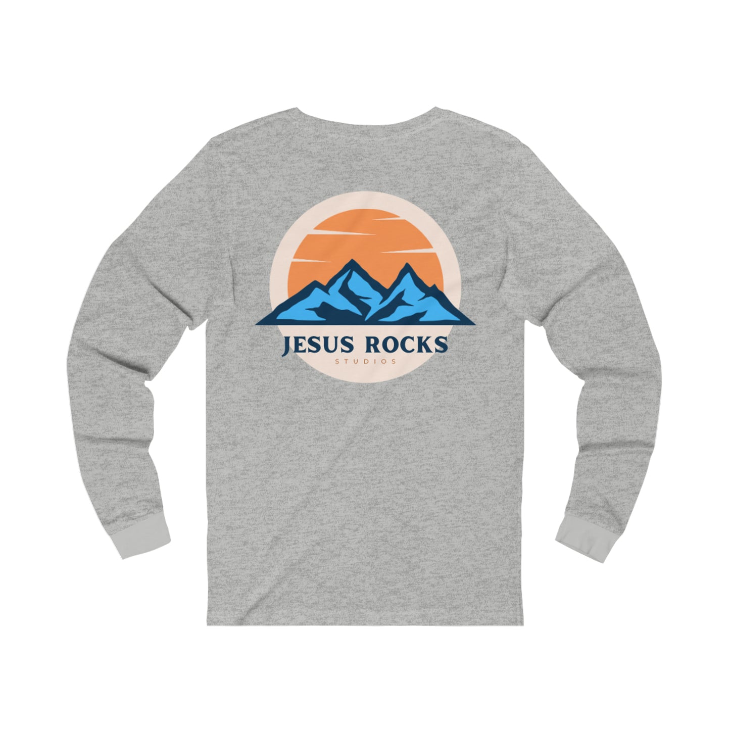 JESUS ROCKS MOUNTAIN PEAK Long Sleeve Tee
