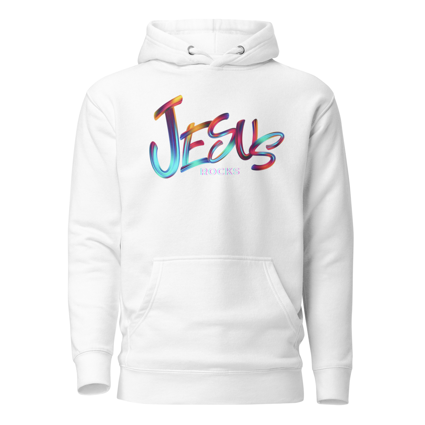 JESUS ROCKS MULTI COLOR Unisex Hoodie